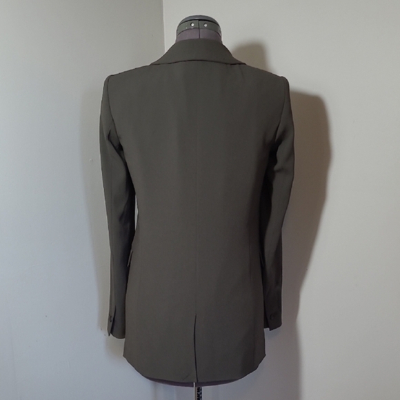 00 NWOT Babaton Blazer Yates Dark Green Tuxedo Women's Blazer - Picture 7 of 11